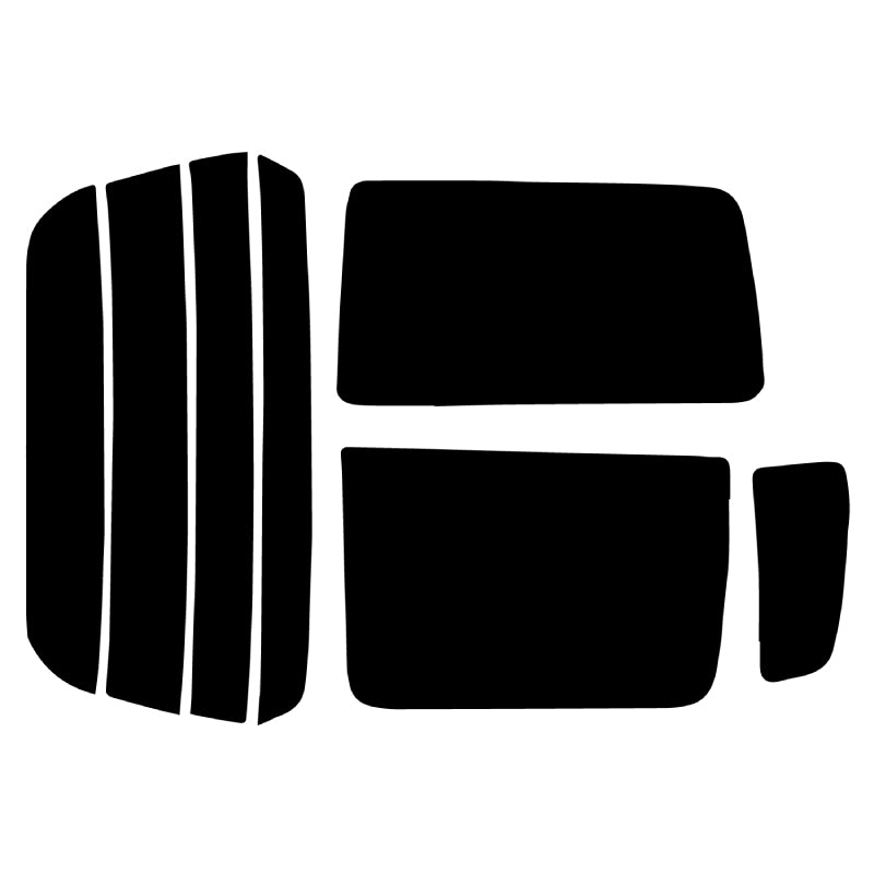 【ノーマルスモーク (ハードコートフィルム) 】 スズキ ワゴンR 4D (MC11S・21S) カット済みカーフィルム リアセット スモークフィルム