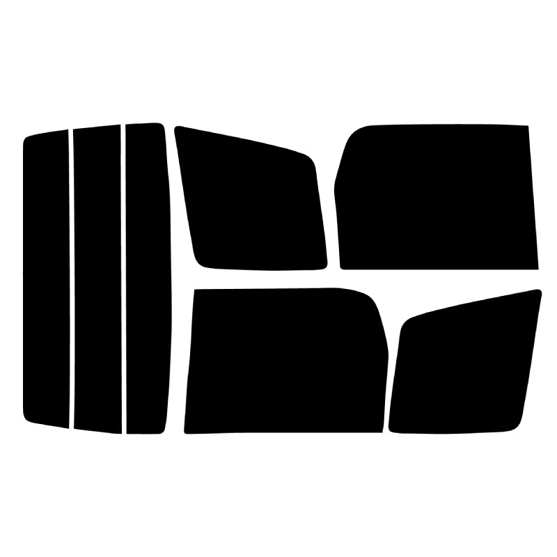 【ノーマルスモーク (ハードコートフィルム) 】 ダイハツ ハイゼット/アトレー (S200V/S210V/S220V・220G/S230V・230G) カット済みカーフィルム リアセット スモークフィルム