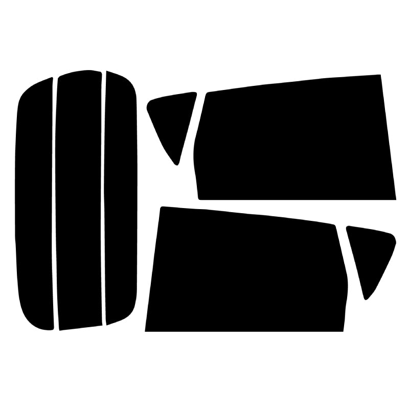 【ノーマルスモーク (ハードコートフィルム) 】 ダイハツ ムーヴ (L175S/L185S) カット済みカーフィルム リアセット スモークフィルム