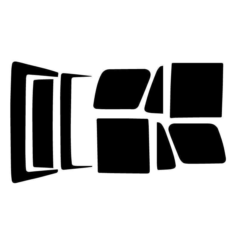 【ノーマルスモーク (ハードコートフィルム) 】 ホンダ  CR-V  (RD1・2) カット済みカーフィルム リアセット スモークフィルム