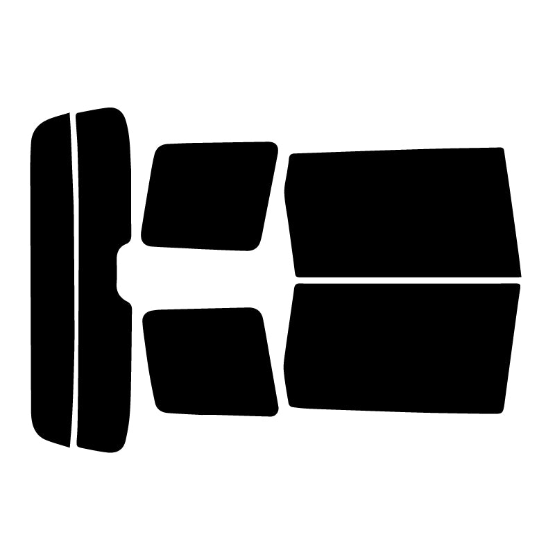 【ノーマルスモーク (ハードコートフィルム) 】 ホンダ  HR-V  5D  (GH3・4) カット済みカーフィルム リアセット スモークフィルム