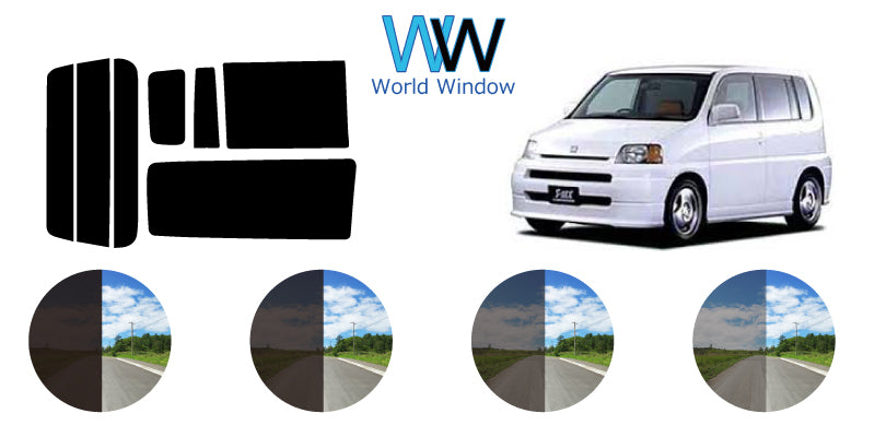 【ノーマルスモーク (ハードコートフィルム) 】 ホンダ  S-MX  (RH1・2) カット済みカーフィルム リアセット スモークフィルム