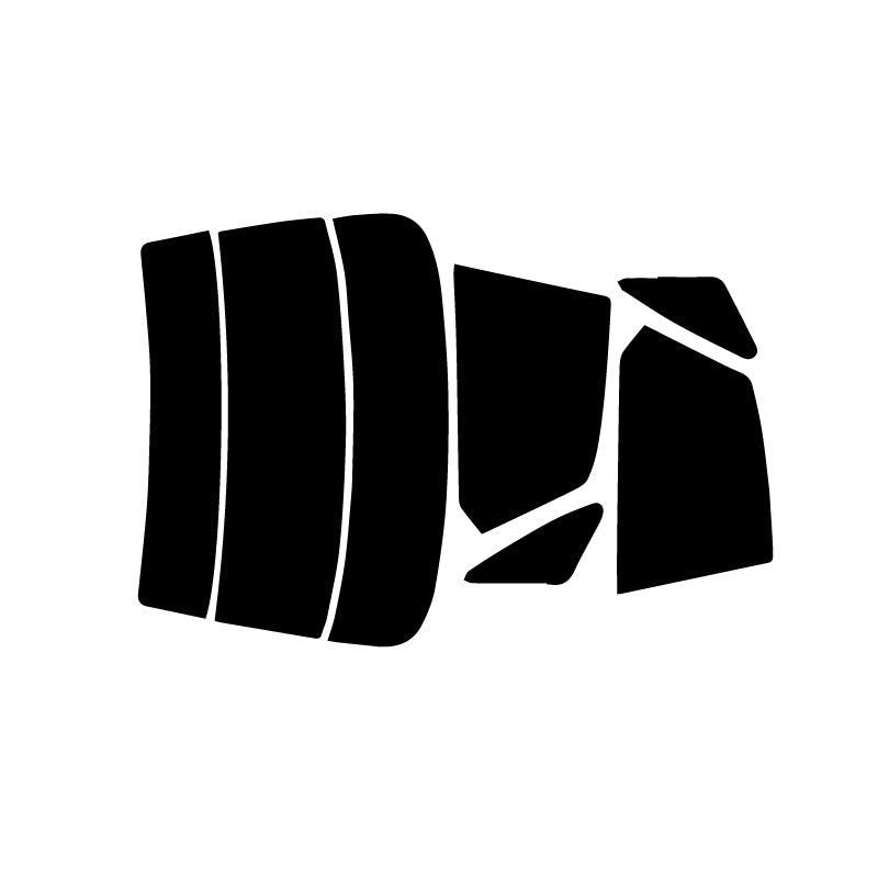 【ノーマルスモーク (ハードコートフィルム) 】 ホンダ アスコットイノーバ (CB3・4/CC4・5) カット済みカーフィルム リアセット スモークフィルム