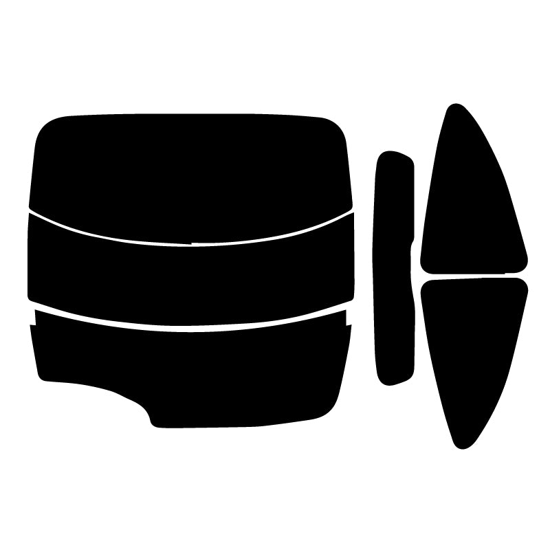 【ノーマルスモーク (ハードコートフィルム) 】 ホンダ インサイト (ZE1) カット済みカーフィルム リアセット スモークフィルム