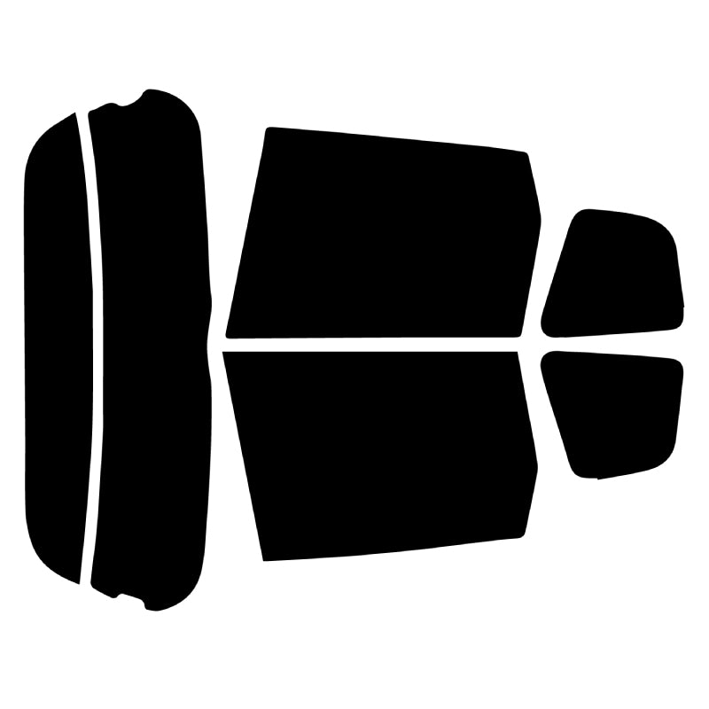 【ノーマルスモーク (ハードコートフィルム) 】 ホンダ  フィット  (GD1・2・3・4) カット済みカーフィルム リアセット スモークフィルム