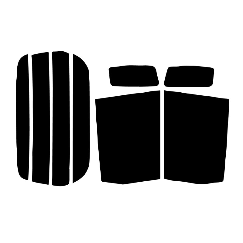 【ノーマルスモーク (ハードコートフィルム) 】 ホンダ  ライフ  (JC1・JC2) カット済みカーフィルム リアセット スモークフィルム