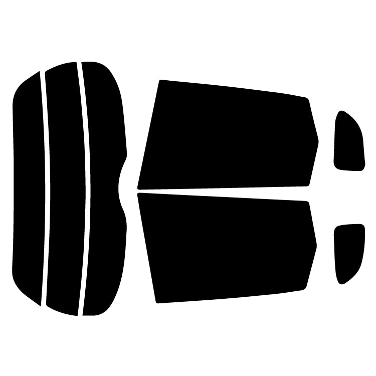 プラススモーク(原着ハードコートタイプ)  ホンダ   フィット(Fit)/フィットハイブリッド(GK3/GK4/GK5/GK6/GP5/GP6)カット済みカーフィルム リアセット スモークフィルム 車検対応