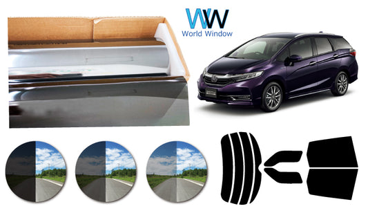 プラススモーク(原着ハードコートタイプ)  ホンダ  シャトル(GP7/GP8/GK8/GK9)カット済みカーフィルム リアセット スモークフィルム 車検対応