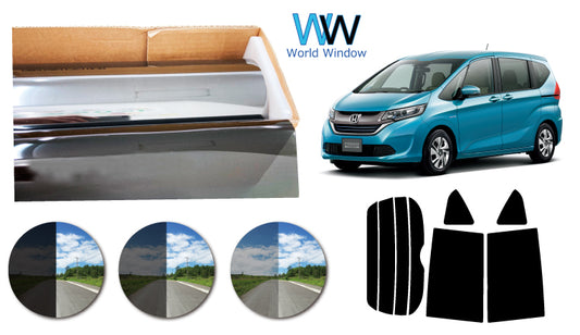プラススモーク(原着ハードコートタイプ)  ホンダ   フリード / フリード+ハイブリッド(GB5/GB6/GB7/GB8)カット済みカーフィルム リアセット スモークフィルム 車検対応