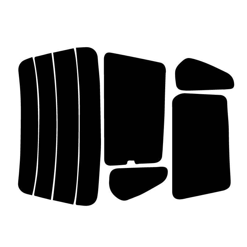 【ノーマルスモーク (ハードコートフィルム) 】 ミツビシ  RVR  4ドア (N61W・64WG/N71W・73WG・74WG) カット済みカーフィルム リアセット スモークフィルム