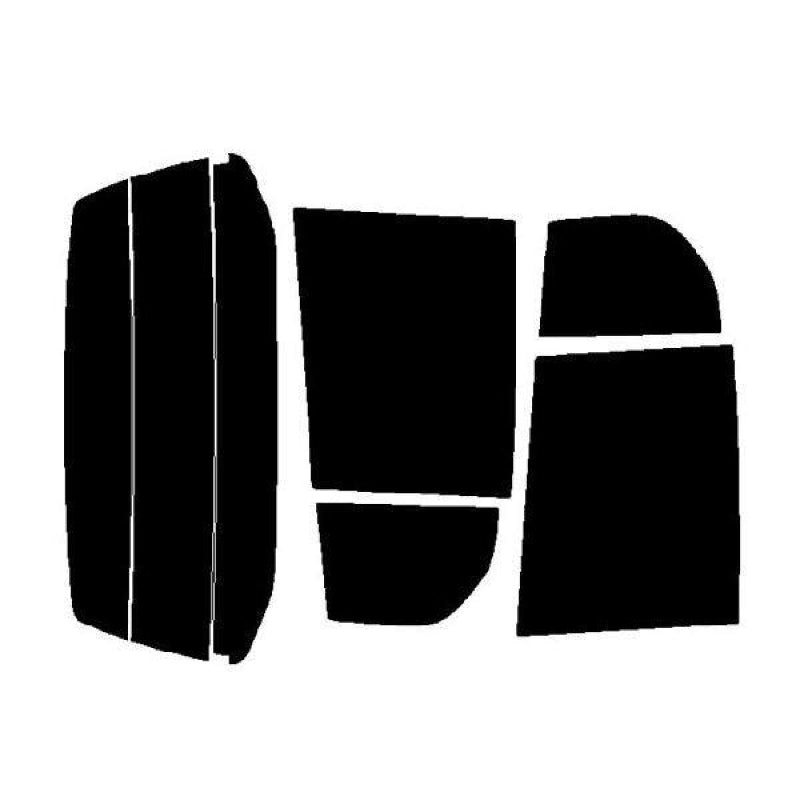 【ノーマルスモーク (ハードコートフィルム) 】 ミツビシ  ミニカ  5ドアハッチバック (H42A・42V・47A・47V) カット済みカーフィルム リアセット スモークフィルム