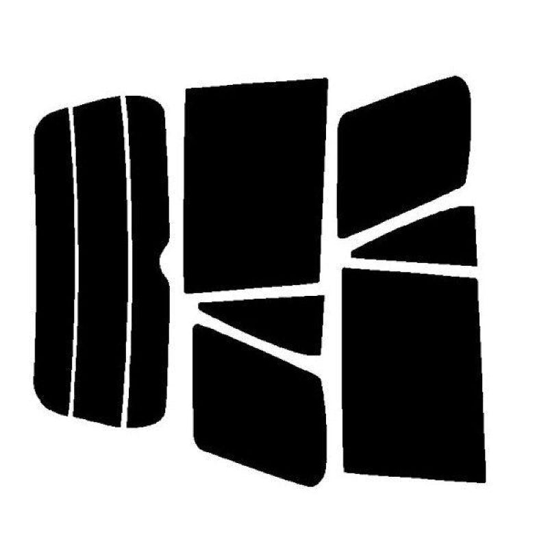 【ノーマルスモーク (ハードコートフィルム) 】 ミツビシ  ランサーセディアワゴン  (CS5W) カット済みカーフィルム リアセット スモークフィルム