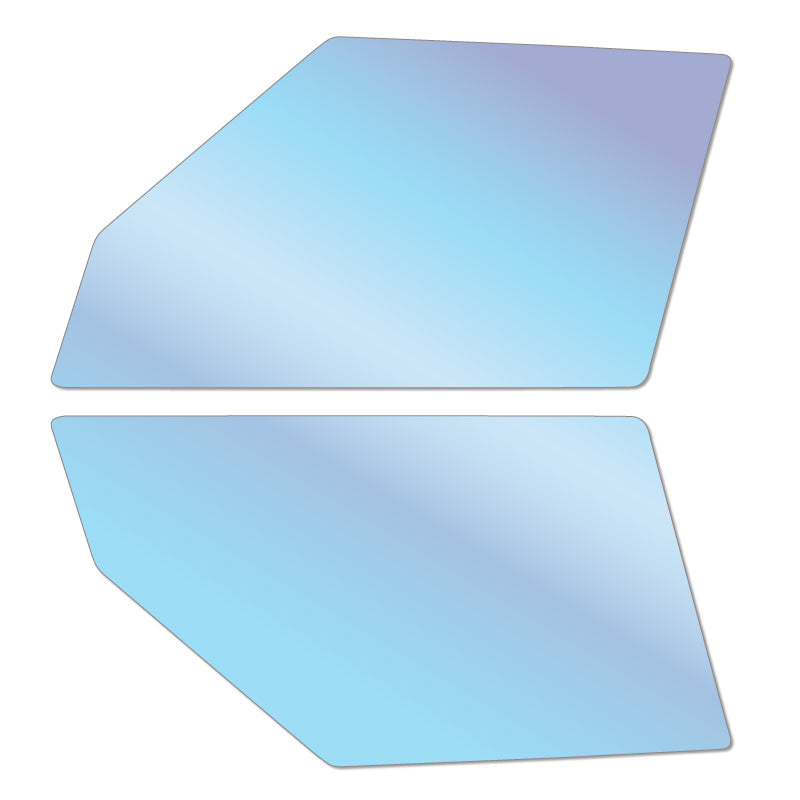 遮熱機能付 オーロラフィルム(ゴーストタイプ) 透過率81%  MINI (ミニ)   クロスオーバー R60 (R60 ZA16/ZB16/XD16/XD20F/XD20A/ZC16/ZC16A/ZB20/XDJCW) カット済みカーフィルム フロントドアセット オーロラタイプ ゴーストタイプ(発色仕様) 断熱フィルム