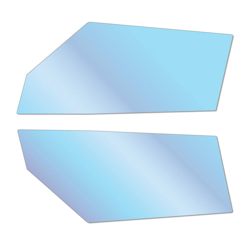 遮熱機能付 オーロラフィルム(ゴーストタイプ) 透過率81%  MINI (ミニ)  ペースマン R61  (R61 SS16/SS16S/SS16CA/SS16SA/RJ16CA/RS20/SSJCW) カット済みカーフィルム フロントドアセット オーロラタイプ ゴーストタイプ(発色仕様) 断熱フィルム