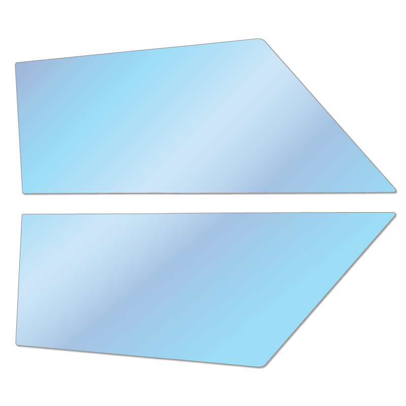 遮熱機能付 オーロラフィルム(ゴーストタイプ) 透過率81%  MINI (ミニ)  クラブマン (R55 ML16/MM16/MMJCW/ZG16/ZF16/MHJCW) カット済みカーフィルム フロントドアセット オーロラタイプ ゴーストタイプ(発色仕様) 断熱フィルム