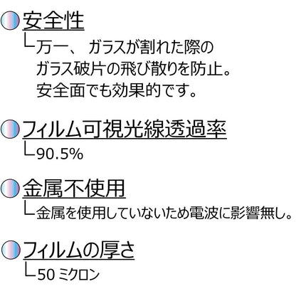 オーロラフィルム (アイスブルー91) 遮熱フィルム 透過率90.5% トヨタ ノア (NOAH) (ZRR70G/ZRR70W/ZRR75G/ZRR75W) カット済みカーフィルム フロントドアセット オーロラタイプ ゴーストタイプ ホログラフィック