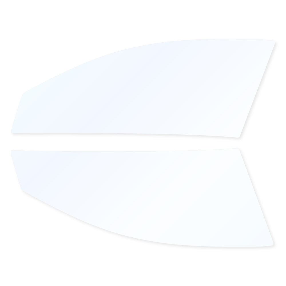 オーロラフィルム (アイスブルー91) 遮熱フィルム 透過率90.5% メルセデス Aクラス セダン (V177) カット済みカーフィルム フロントドアセット オーロラタイプ ゴーストタイプ ホログラフィック