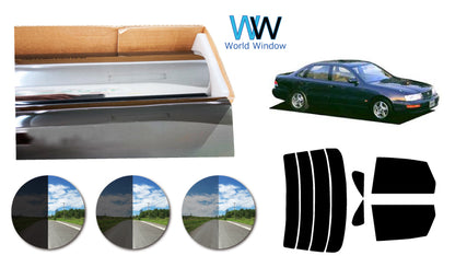 プラススモーク(原着ハードコートタイプ)  トヨタ  アバロン  (MCX10)カット済みカーフィルム リアセット スモークフィルム 車検対応