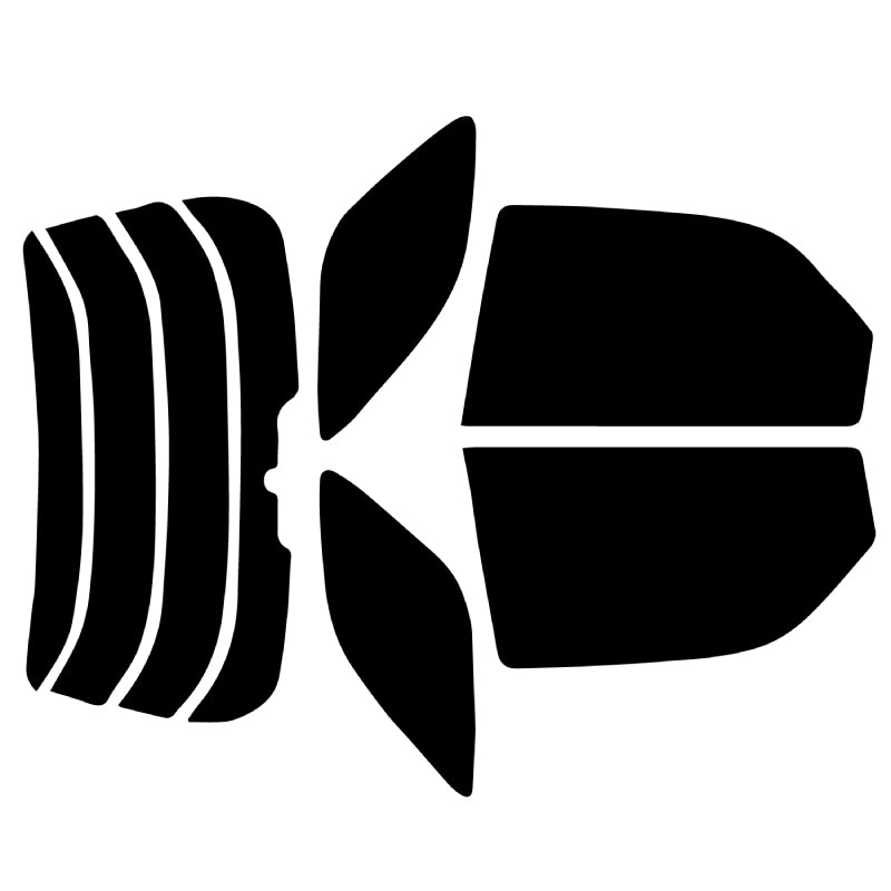 プラススモーク(原着ハードコートタイプ)  トヨタ  アルデオ  (SV50G・55G)カット済みカーフィルム リアセット スモークフィルム 車検対応