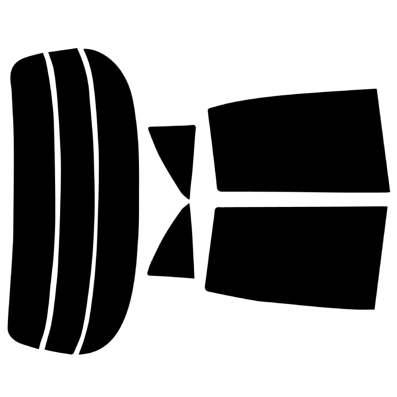 プラススモーク(原着ハードコートタイプ)  トヨタ  アレックス  (ZZE122・123・124/NZE121・124)カット済みカーフィルム リアセット スモークフィルム 車検対応