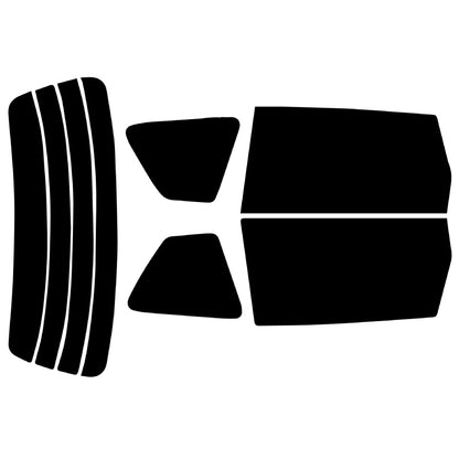 プラススモーク(原着ハードコートタイプ)  トヨタ  イプサム  (ACM21W・26W)カット済みカーフィルム リアセット スモークフィルム 車検対応