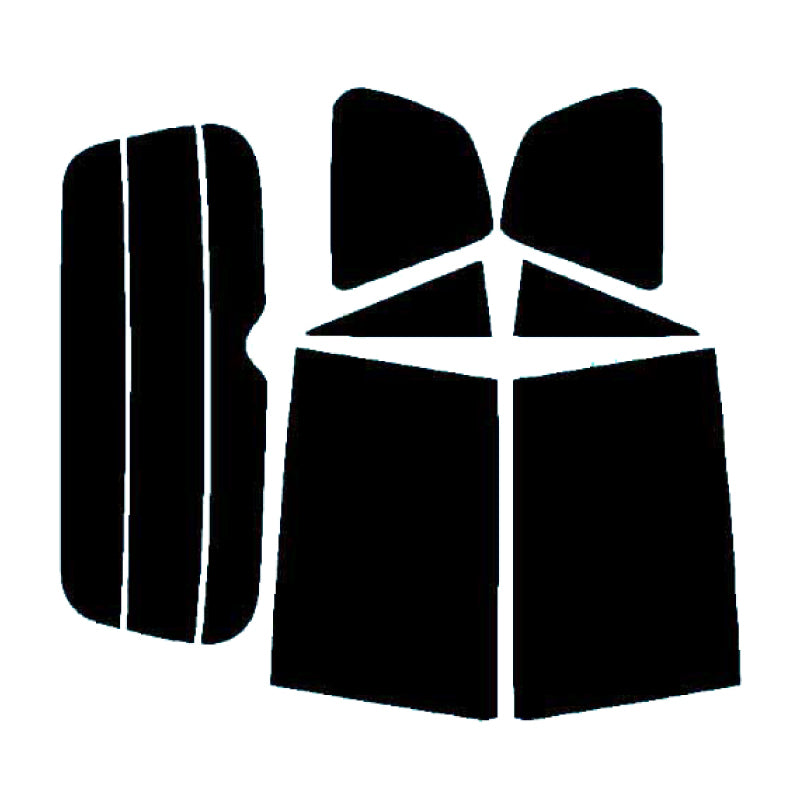 プラススモーク(原着ハードコートタイプ)  トヨタ  ヴァンガード  (GSA33W/ACA33W・38W)カット済みカーフィルム リアセット スモークフィルム 車検対応