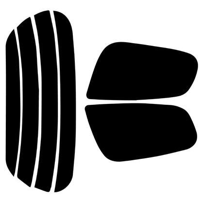 プラススモーク(原着ハードコートタイプ)  トヨタ   ヴィッツ  ３ドア  (SCP10/NCP10・13・15)カット済みカーフィルム リアセット スモークフィルム 車検対応