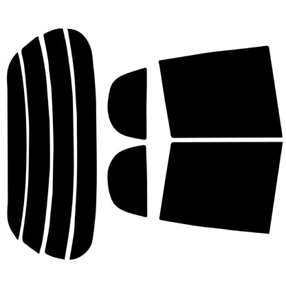 プラススモーク(原着ハードコートタイプ)  トヨタ   ヴィッツ ５ドア  (SCP10・13/NCP10・13・15)カット済みカーフィルム リアセット スモークフィルム 車検対応