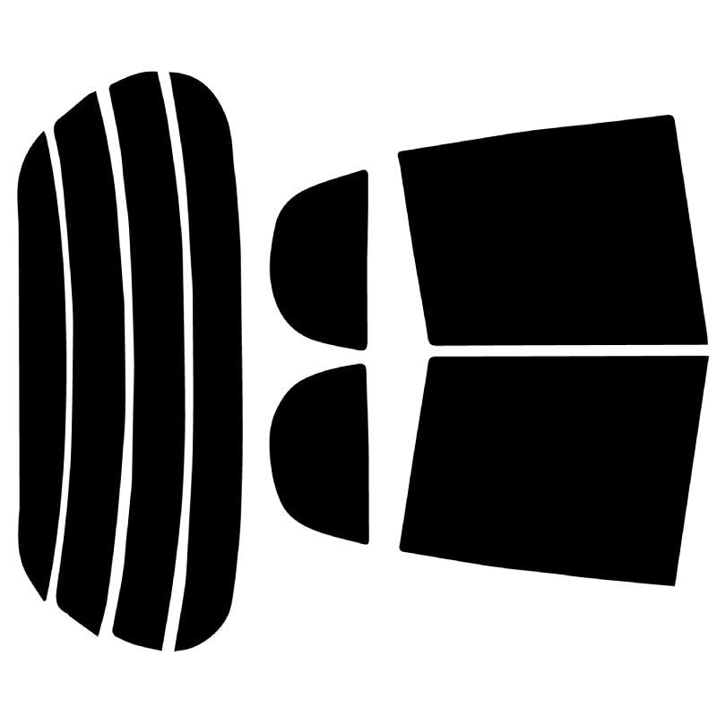 高品質 国産 原着ハードコートフィルム (IKCS ルミクール) ヴィッツ 5ドア (P10系) カット済みカーフィルム リアセット スモークフィルム 車検対応