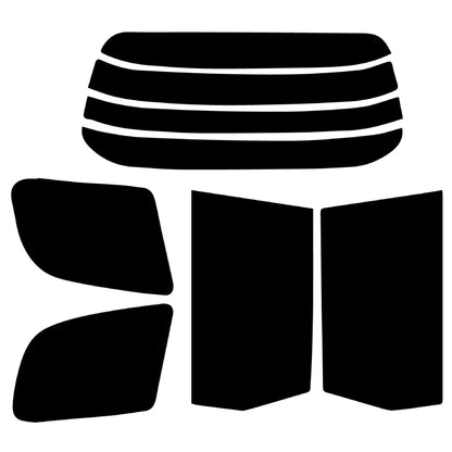 プラススモーク(原着ハードコートタイプ)  トヨタ   ガイア (SXM10G・15G/CXM10G/ACM10G・15G)カット済みカーフィルム リアセット スモークフィルム 車検対応