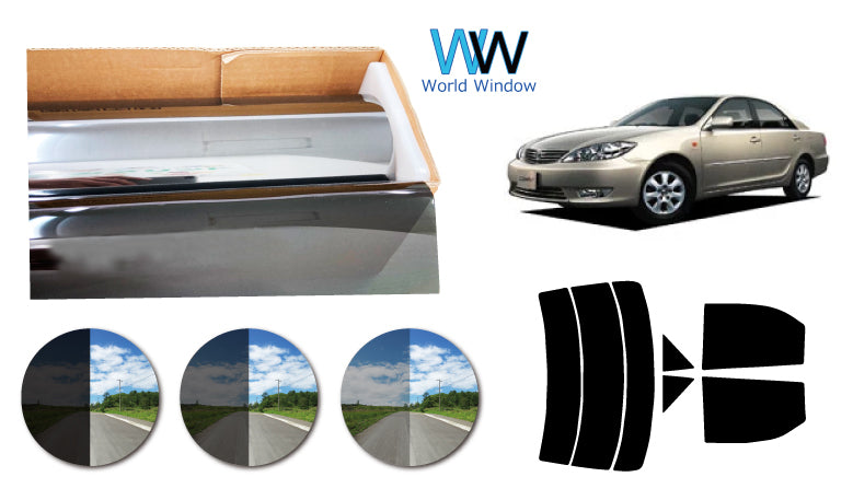 プラススモーク(原着ハードコートタイプ)  トヨタ  カムリ (ACV30・35)カット済みカーフィルム リアセット スモークフィルム 車検対応