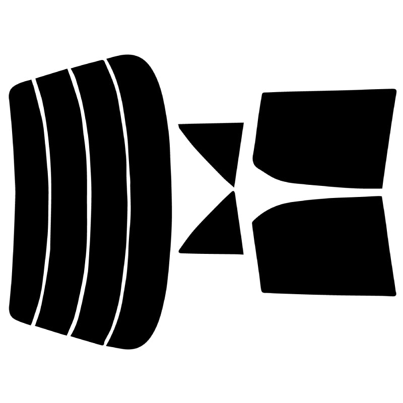 プラススモーク(原着ハードコートタイプ)  トヨタ   カリーナ  (ST215/CT210・211・215・216/AT210・211・212)カット済みカーフィルム リアセット スモークフィルム 車検対応