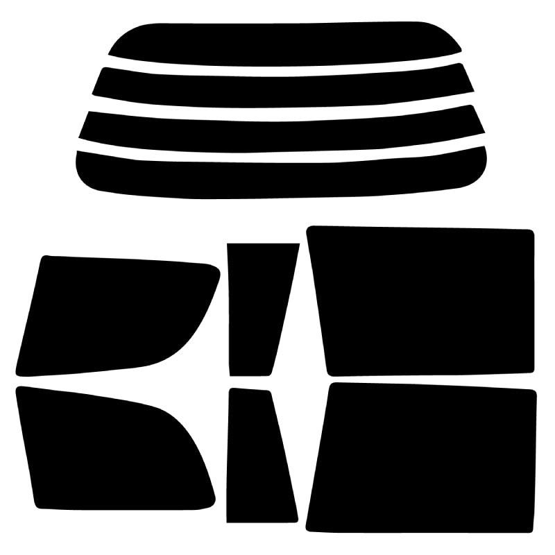 プラススモーク(原着ハードコートタイプ)  トヨタ   カルディナ  (ST190G・191G・195G・198V/ET196V/ CT190G・196V・197V・198V・199V/AT191G)カット済みカーフィルム リアセット スモークフィルム 車検対応