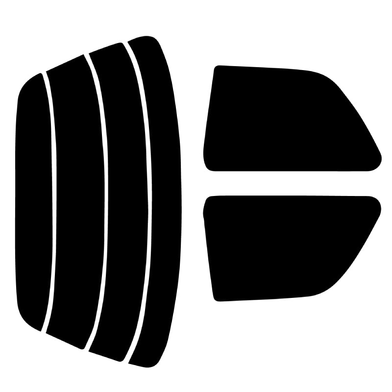 プラススモーク(原着ハードコートタイプ)  トヨタ   カローラII  ３ドア  (NL40/EL41・43・45)カット済みカーフィルム リアセット スモークフィルム 車検対応