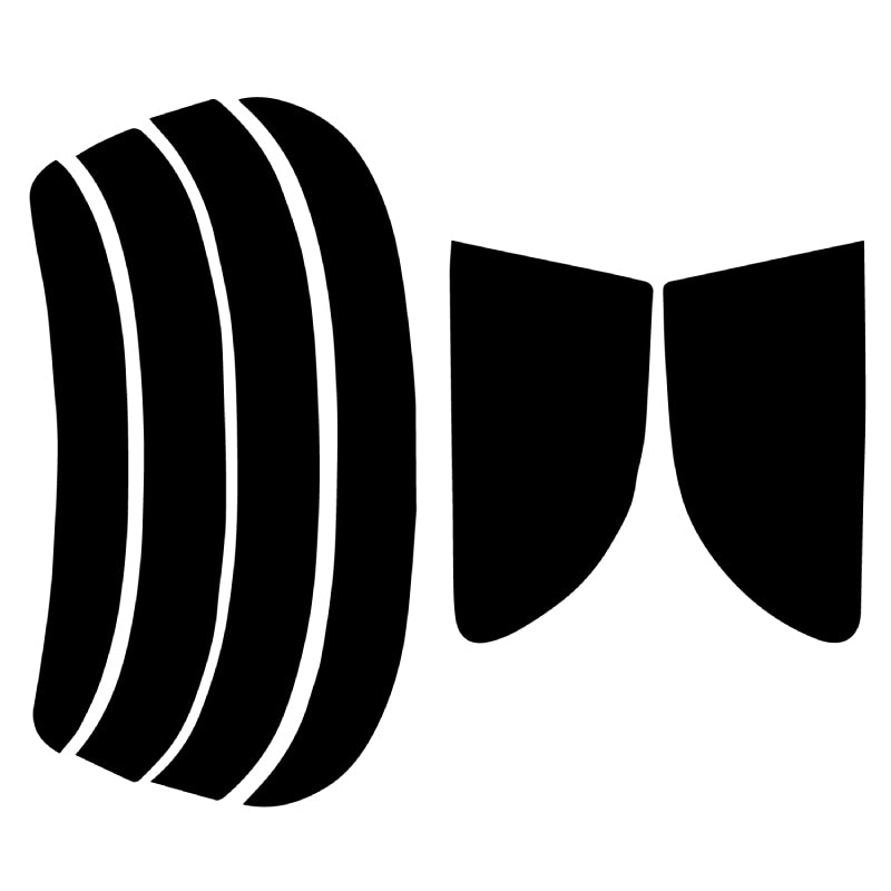 プラススモーク(原着ハードコートタイプ)  トヨタ  カローラセレス  (AE100・101)カット済みカーフィルム リアセット スモークフィルム 車検対応