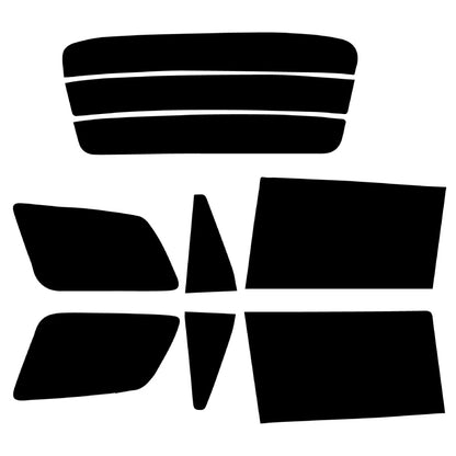 プラススモーク(原着ハードコートタイプ)  トヨタ  カローラフィールダー  (ZZE122G・123G・124G/NZE121G・124G/CE121G)カット済みカーフィルム リアセット スモークフィルム 車検対応