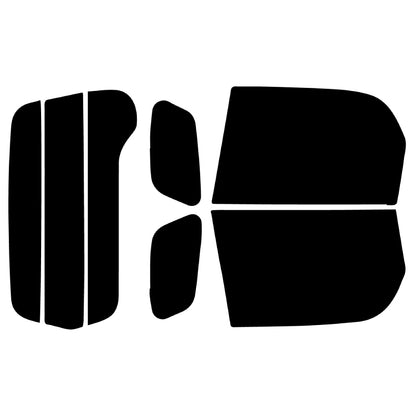 プラススモーク(原着ハードコートタイプ)  トヨタ   キャミ  (J100E・102E・122E)カット済みカーフィルム リアセット スモークフィルム 車検対応