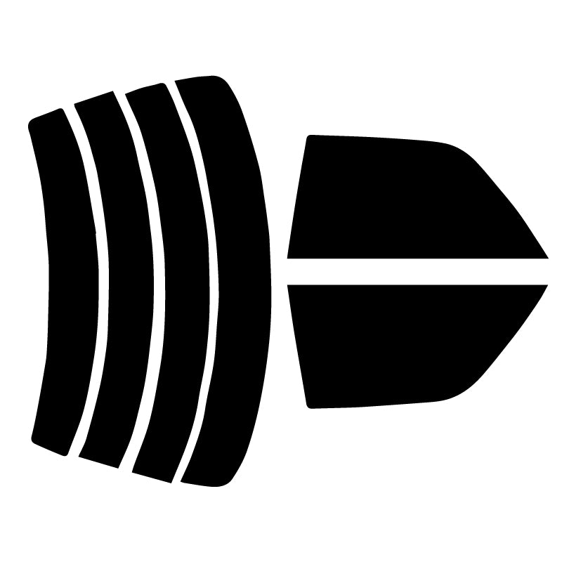 プラススモーク(原着ハードコートタイプ)  トヨタ   クラウン  ４ドアハードトップ前期  (GS151H/JZS151・153・155/LS151H)カット済みカーフィルム リアセット スモークフィルム 車検対応