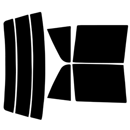 プラススモーク(原着ハードコートタイプ)  トヨタ   クラウンコンフォート  ４ドア  (TSS10/YXS10/GXS10)カット済みカーフィルム リアセット スモークフィルム 車検対応