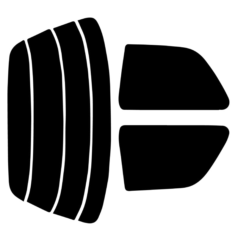 プラススモーク(原着ハードコートタイプ)  トヨタ   コルサ　３ドアハッチバック  (NL40/EL41・43・45)カット済みカーフィルム リアセット スモークフィルム 車検対応