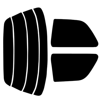 プラススモーク(原着ハードコートタイプ)  トヨタ   コルサ　３ドアハッチバック  (NL40/EL41・43・45)カット済みカーフィルム リアセット スモークフィルム 車検対応