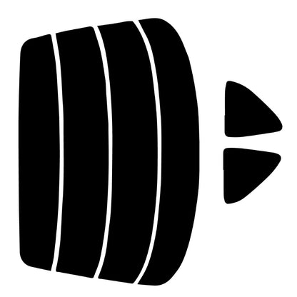 プラススモーク(原着ハードコートタイプ)  トヨタ   サイノス  (EL44)カット済みカーフィルム リアセット スモークフィルム 車検対応