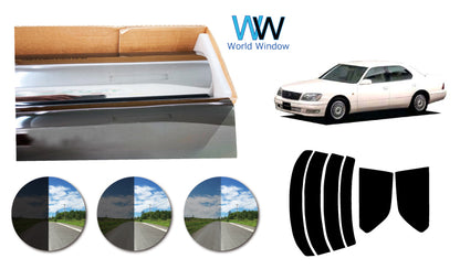 プラススモーク(原着ハードコートタイプ)  トヨタ   セルシオ  (UCF20・21)カット済みカーフィルム リアセット スモークフィルム 車検対応