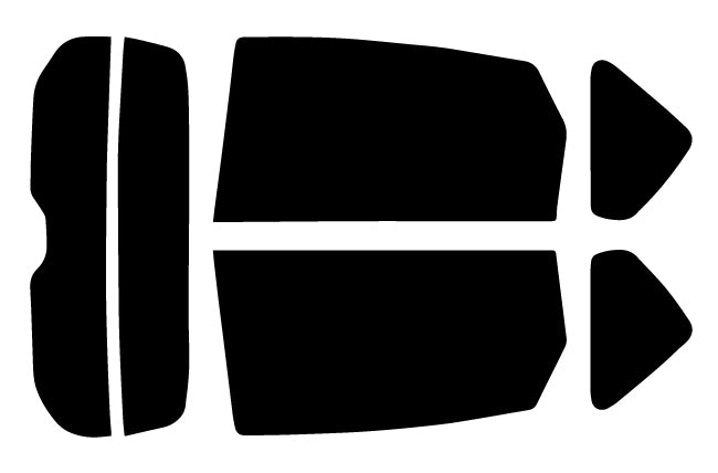 プラススモーク(原着ハードコートタイプ)  トヨタ  プリウスアルファ (ZVW40 ZVW41)カット済みカーフィルム リアセット スモークフィルム 車検対応