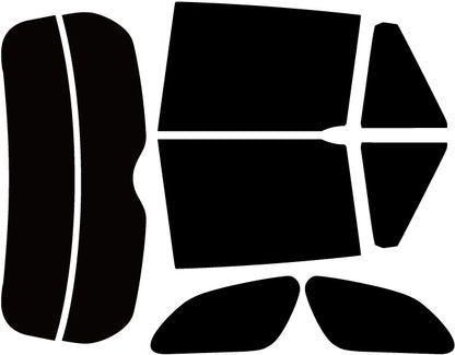 プラススモーク(原着ハードコートタイプ)  トヨタ  アベンシス ワゴン グレードXi  カット済みカーフィルム  (ZRT272W) カット済みカーフィルム リアセット スモークフィルム 車検対応