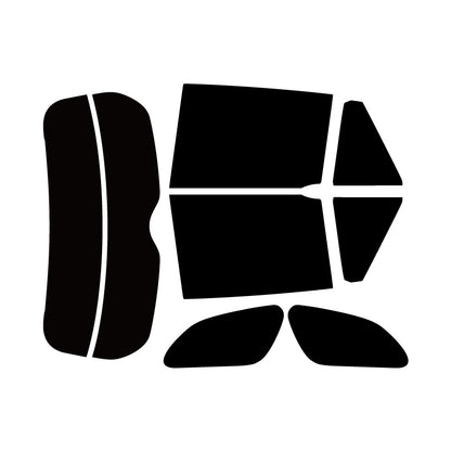 高品質 国産 原着ハードコートフィルム (IKCS ルミクール) トヨタ アベンシス ワゴン (ZRT272W) カット済みカーフィルム リアセット スモークフィルム 車検対応