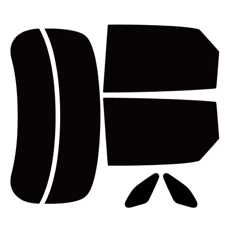 プラススモーク(原着ハードコートタイプ)  トヨタ    レクサス RX450h  (GYL20W / GYL25W)カット済みカーフィルム リアセット スモークフィルム 車検対応