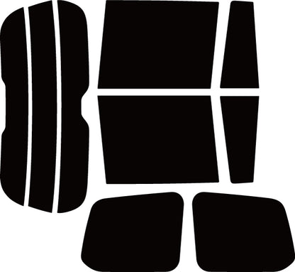 プラススモーク(原着ハードコートタイプ)  トヨタ  レクサス LX   (URJ201W)カット済みカーフィルム リアセット スモークフィルム 車検対応