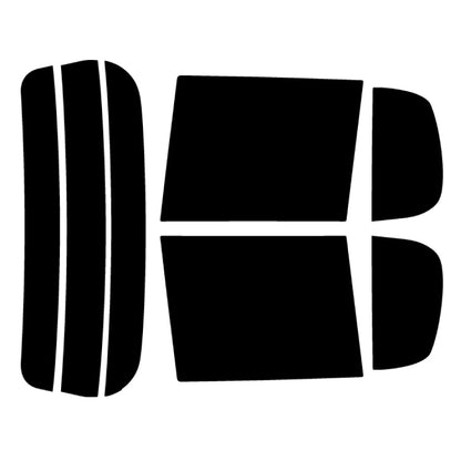 プラススモーク(原着ハードコートタイプ)  トヨタ    パッソ グレードX　(M700A (M710Aにも施工可能))カット済みカーフィルム リアセット スモークフィルム 車検対応