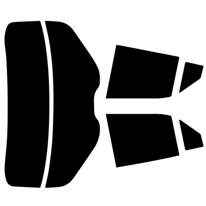 プラススモーク(原着ハードコートタイプ)  トヨタ   C-HR ※マイナーチェンジ前※ (ZYX10 / NGX10 / NGX50)カット済みカーフィルム リアセット スモークフィルム 車検対応